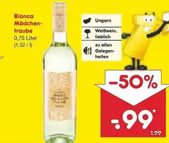 Netto Marken-Discount Bianca Mädchentraube Angebot