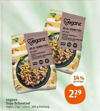 tegut Veganz Soja-schnetzel Angebot