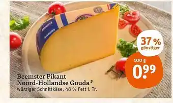 tegut Beemster Pikant Noord-hollandse Gouda Angebot