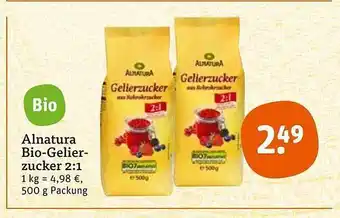 tegut Alnatura Bio-gelierzucker 2:1 Angebot