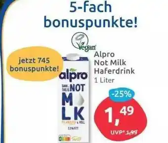 Budni Alpro Not Milk Haferdrink Angebot