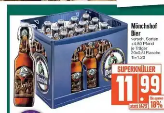 Edeka Mönchshof Bier Angebot