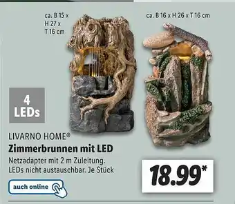 Lidl Livarno Home Zimmerbrunnen Mit Led Angebot