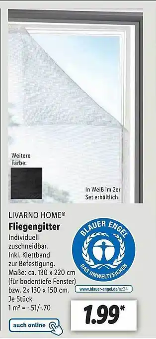 Lidl Livarno Home Fliegengitter Angebot