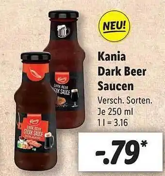 Lidl Kania Dark Beer Saucen Angebot