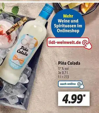 Lidl Piña Colada Angebot