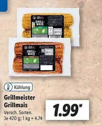 Lidl Grillmeister Grillmais Angebot