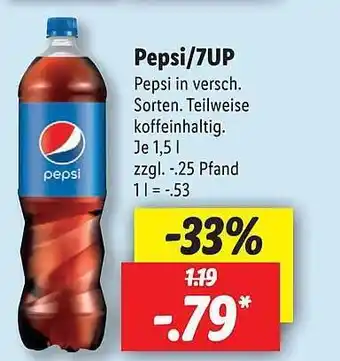 Lidl Pepsi Oder 7up Angebot