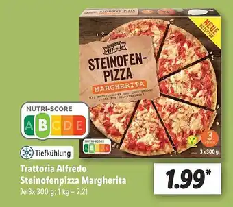 Lidl Trattoria Alfredo Steinofenpizza Margherita Angebot