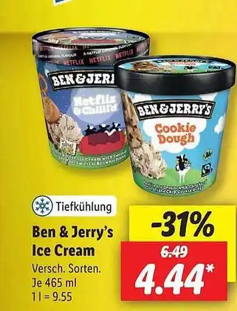 Lidl Ben & Jerry's Ice Cream Angebot