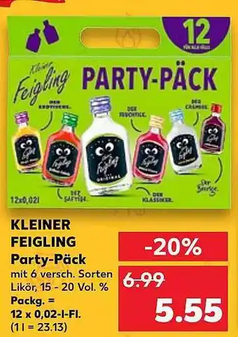 Kaufland Kleiner Feigling Party-pack Angebot