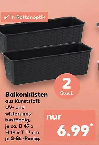 Kaufland Balkonkästen Angebot