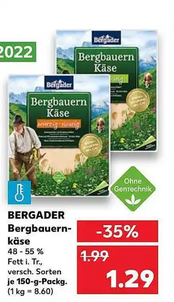 Kaufland Bergader Bergbauernkäse Angebot