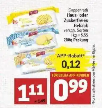 Marktkauf Haus-oder Zuckerfreies Gebäck Angebot