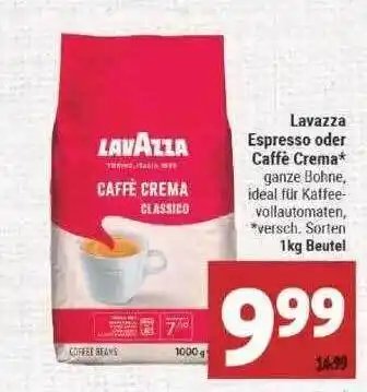 Marktkauf Lavazza Espresso Oder Caffé Crema* Angebot