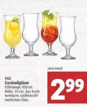 Marktkauf R&b Cocktailgläser Angebot