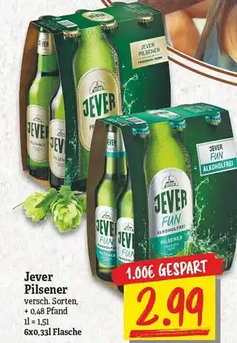 NP Discount Jever Pilsener Angebot