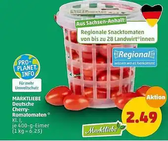 PENNY Marktliebe Deutsche Cherry-romatomaten Angebot