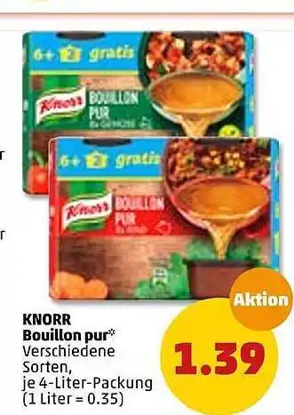 PENNY Knorr Bouillon Pur Angebot