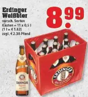 trinkgut Erdinger Weißbier Angebot