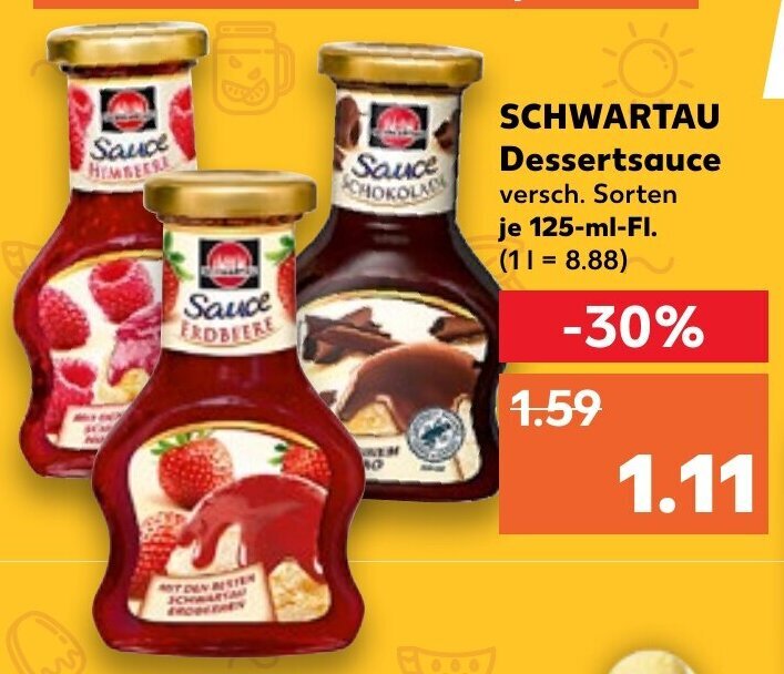 Schwartau Dessertsauce 125mlFl. Angebot bei Kaufland