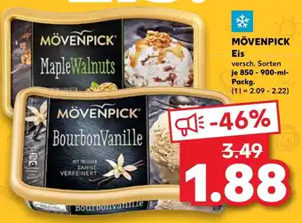 Kaufland Mövenpick Eis 850-900-ml-Packg. Angebot