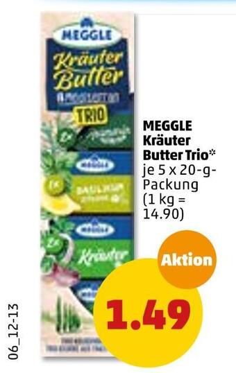 PENNY Meggle kräuter butter trio Angebot