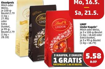 PENNY Lindt lindor kugeln Angebot