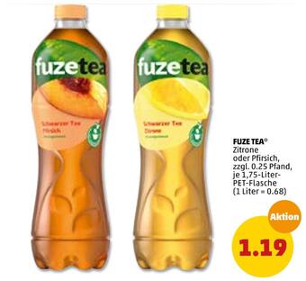 PENNY Fuze tea eistee Angebot