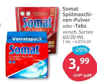 Budni Somat spülmaschinen-pulver oder -tabs Angebot