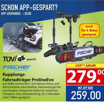 Famila Nord Ost Fischer kupplungs-fahrradträger prolineevo Angebot