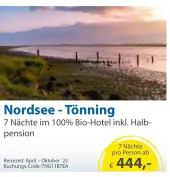 Edeka Neukauf Edeka Reisen Nordsee - Tonning Angebot