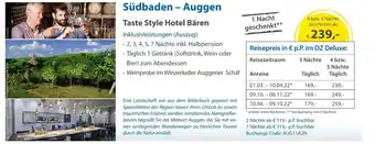 Edeka Neukauf Edeka Reisen Sudbaden - Auggen Angebot