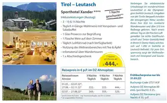 Edeka Neukauf Edeka Reisen Tirol - Leutasch Angebot