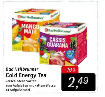 KONSUM Cold Energy Tea Angebot