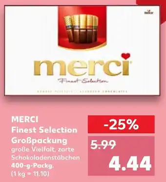 Kaufland Merci Finest Selection Großpackung 400 g Packg. Angebot