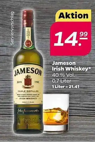 NETTO Jameson Lrish Whiskey Angebot