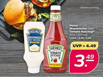 NETTO Heinz Mayonnaise Oder Tomato Ketchup Angebot