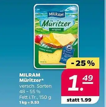 NETTO Milram Müritzer Angebot