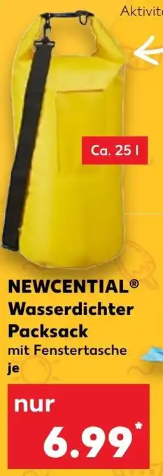 Kaufland Newcential Wasserdichter Packsack Angebot