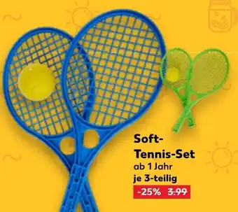 Kaufland Soft Tennis Set 3-teilig Angebot