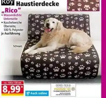 Norma Roy Haustierdecke „rico” Angebot