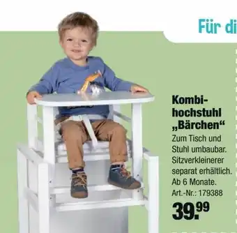 Rofu Kinderland Kombihochstuhl Bärchen Angebot