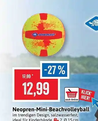 Stolz Neopren Mini Beachvolleyball Angebot