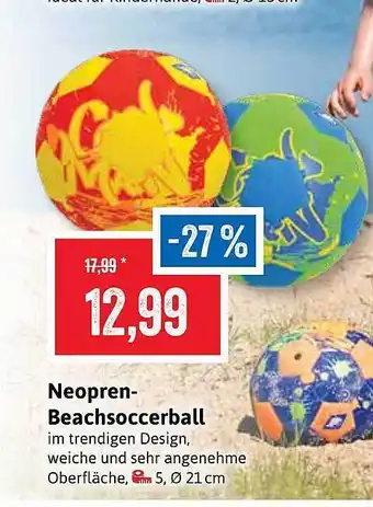 Stolz Neopren Beachsoccerball Angebot