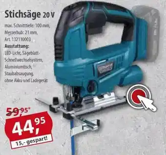 Sonderpreis Baumarkt Stichsäge 20 V Angebot