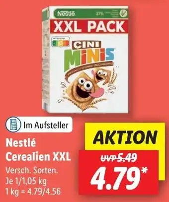 Lidl Nestlé Cerealien XXL 1/1,05 kg Angebot