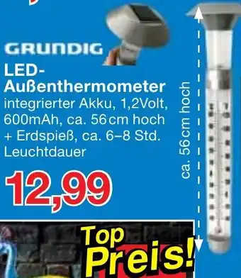 Jawoll Grundig LED Außenthermometer Angebot