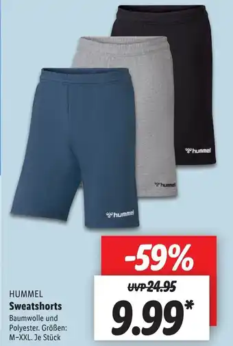 Lidl Hummel Sweatshorts Größen M-XXL Angebot