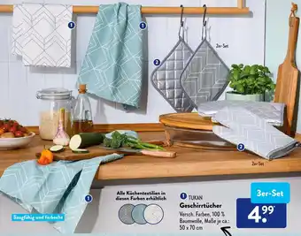 Aldi Süd Tukan Geschirrtucher 50*70 3st Angebot